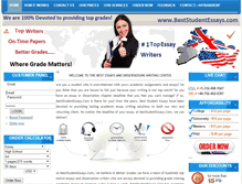 Tablet Screenshot of beststudentessays.com